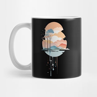 Boho style Lovely Cute mountainou Mug